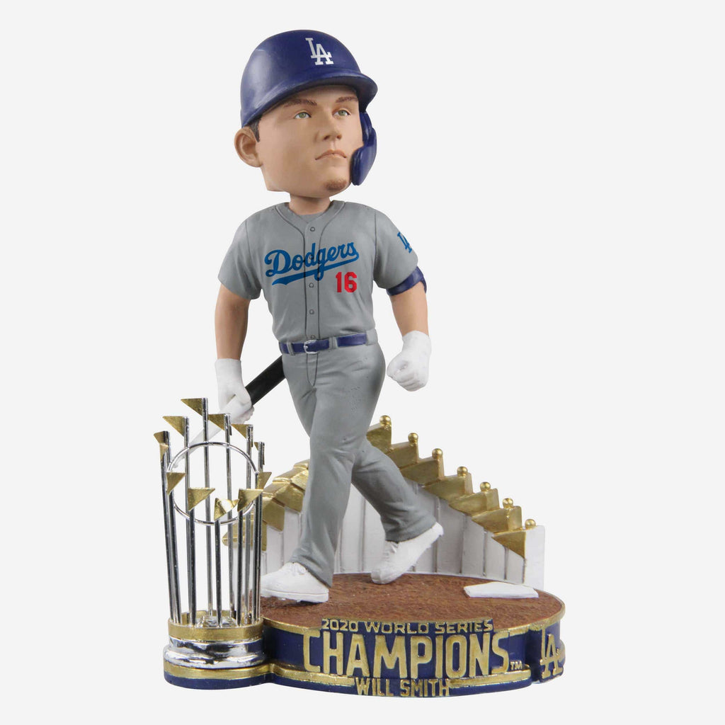 Will Smith Los Angeles Dodgers 2020 World Series Champions Moment Bobblehead FOCO - FOCO.com