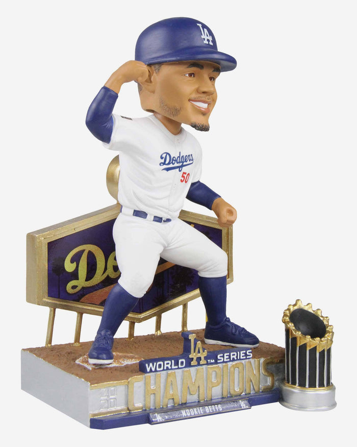 Mookie Betts Los Angeles Dodgers 2020 World Series Champions Sliding Home Bobblehead FOCO - FOCO.com