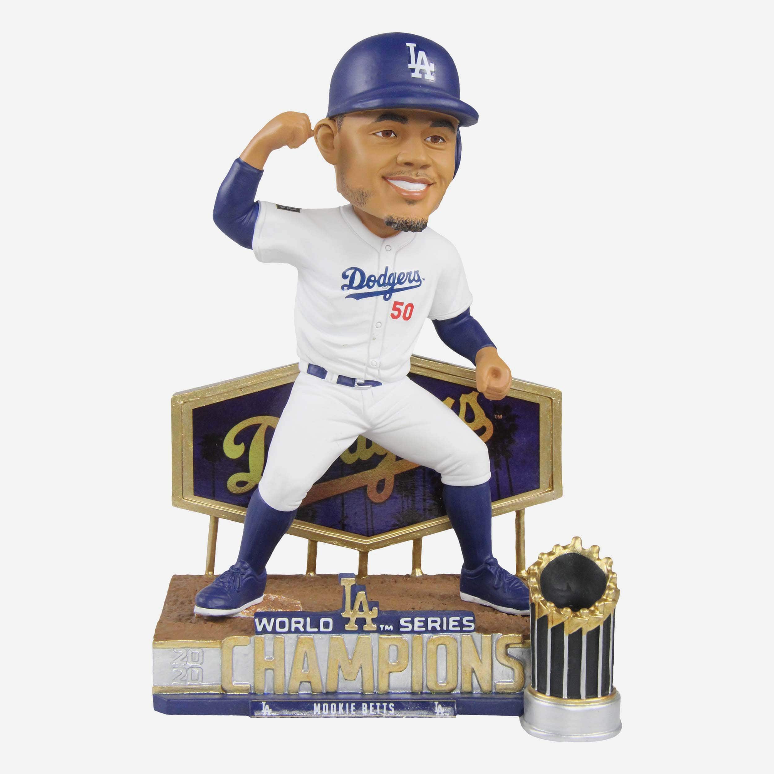 Mookie Betts Los Angeles Dodgers 2020 World Series Champions Sliding H FOCO