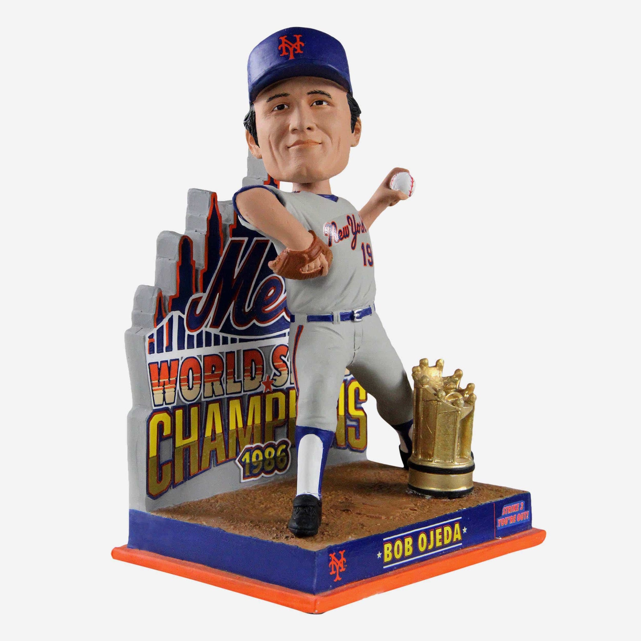 Bob Ojeda New York Mets 1986 World Series Champions Bobblehead FOCO