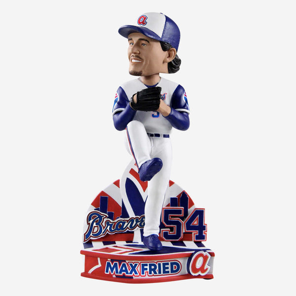 Max Fried Team-Issued 1974 Atlanta Braves Throwback Grey Jersey
