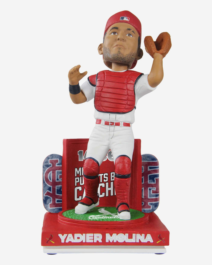 Let Yadier Molina meeting his life-sized bobblehead fuel your soul - A Hunt  and Peck - Viva El Birdos