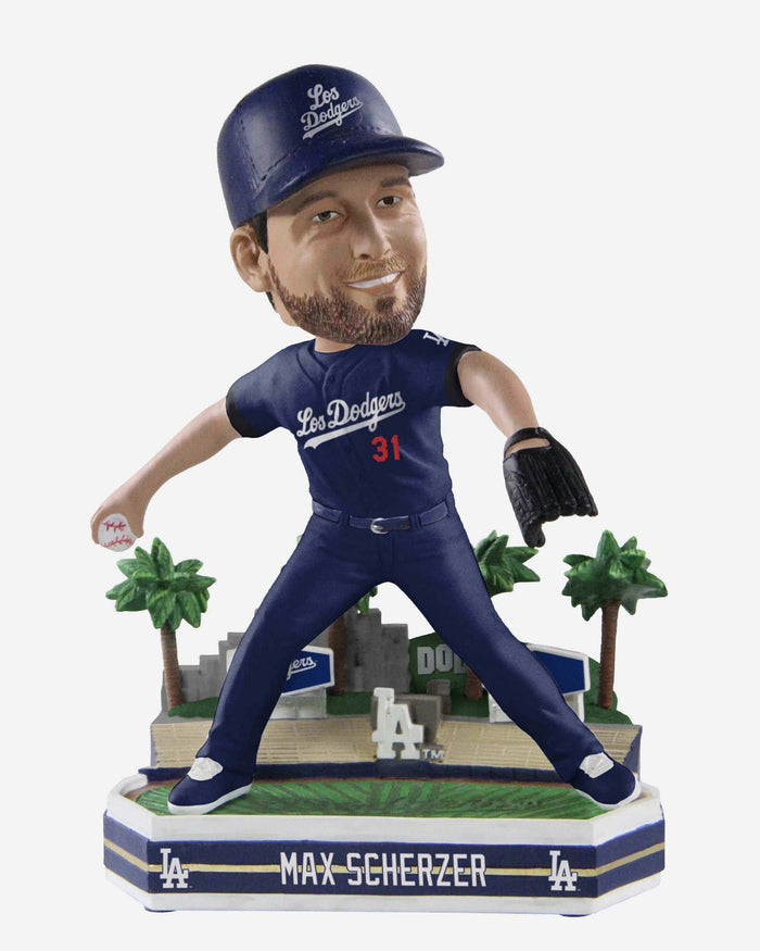 Max Scherzer Los Angeles Dodgers Next Stop Bobblehead FOCO