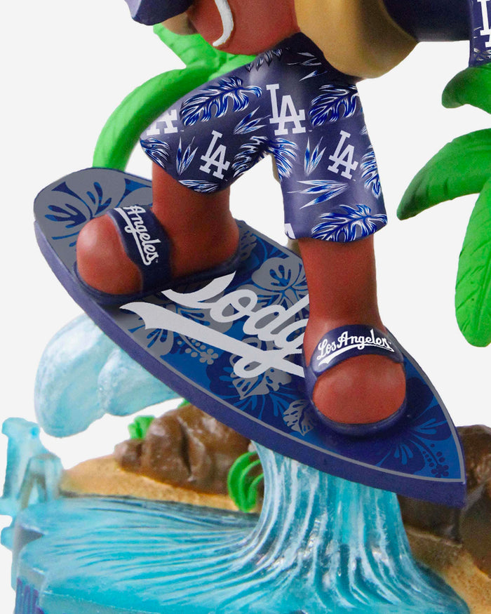 Dodgers Hawaiian Shirt Goofy Surfing Beach Los Angeles Dodgers