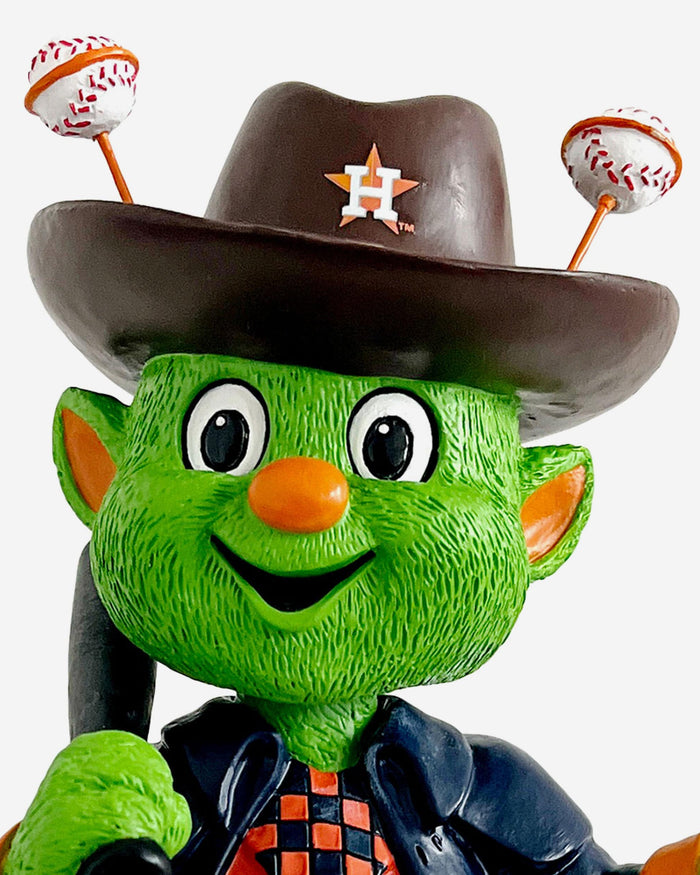 Orbit Houston Astros 2022 World Series Champions Orange Jersey Mascot FOCO