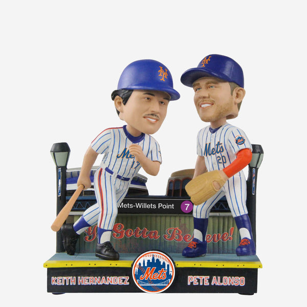 Keith Hernandez shops New York Mets bobblehead 2012