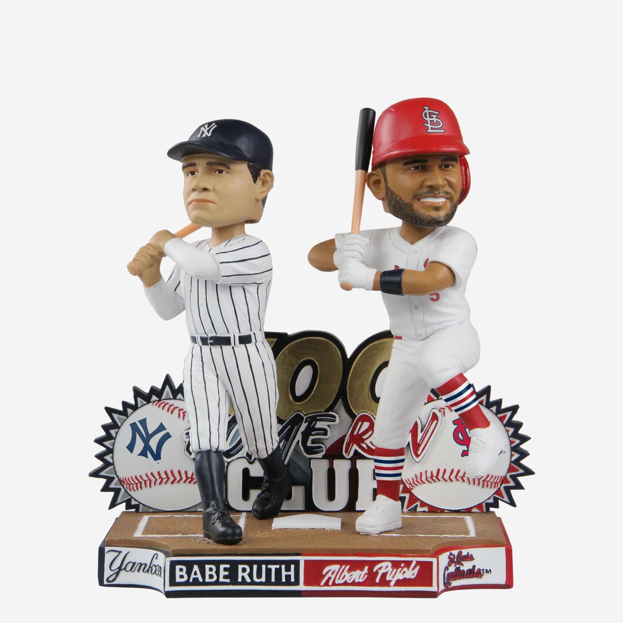 Albert Pujols & Babe Ruth St Louis Cardinals & New York Yankees