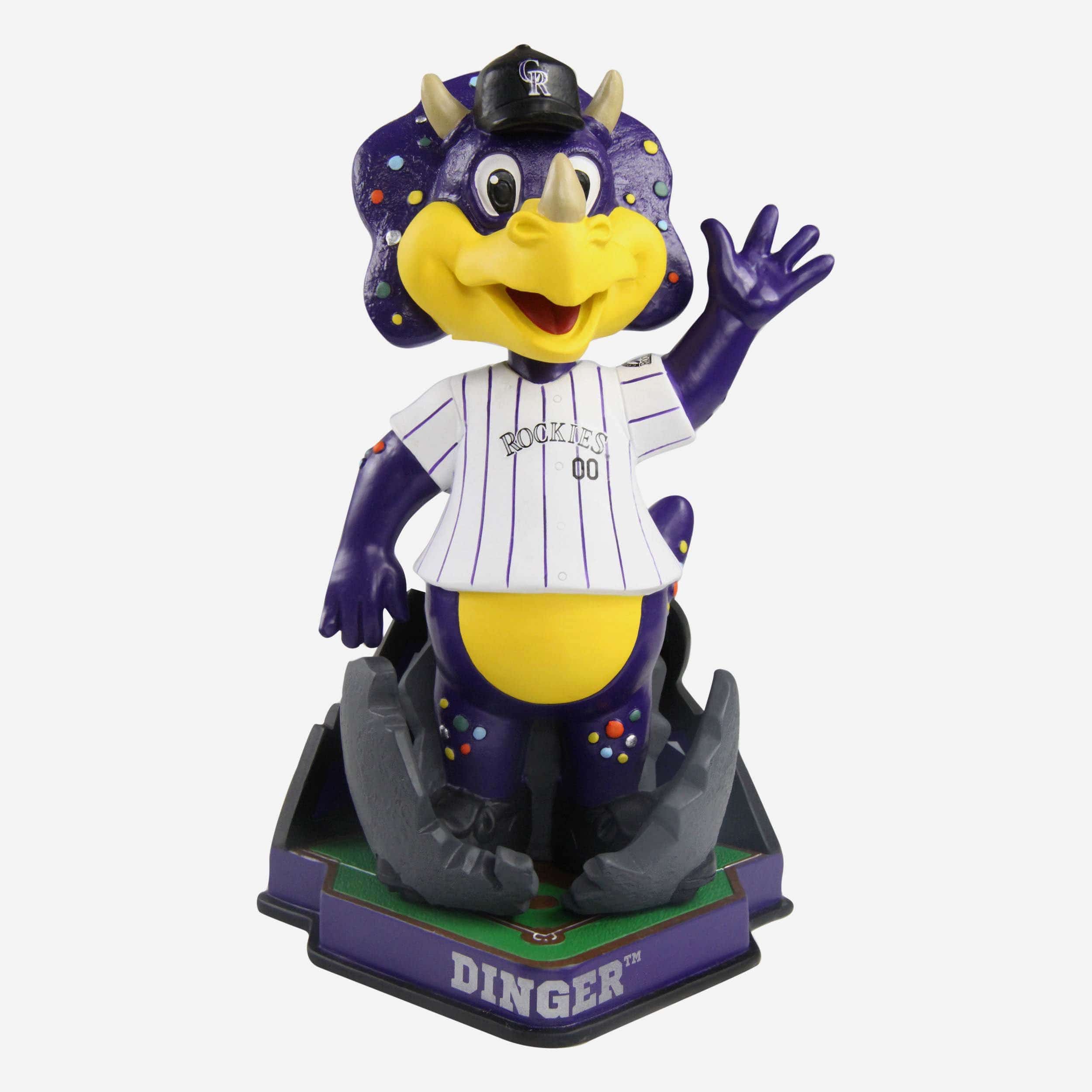 Dinger Colorado Rockies Mascot Plush Hat FOCO