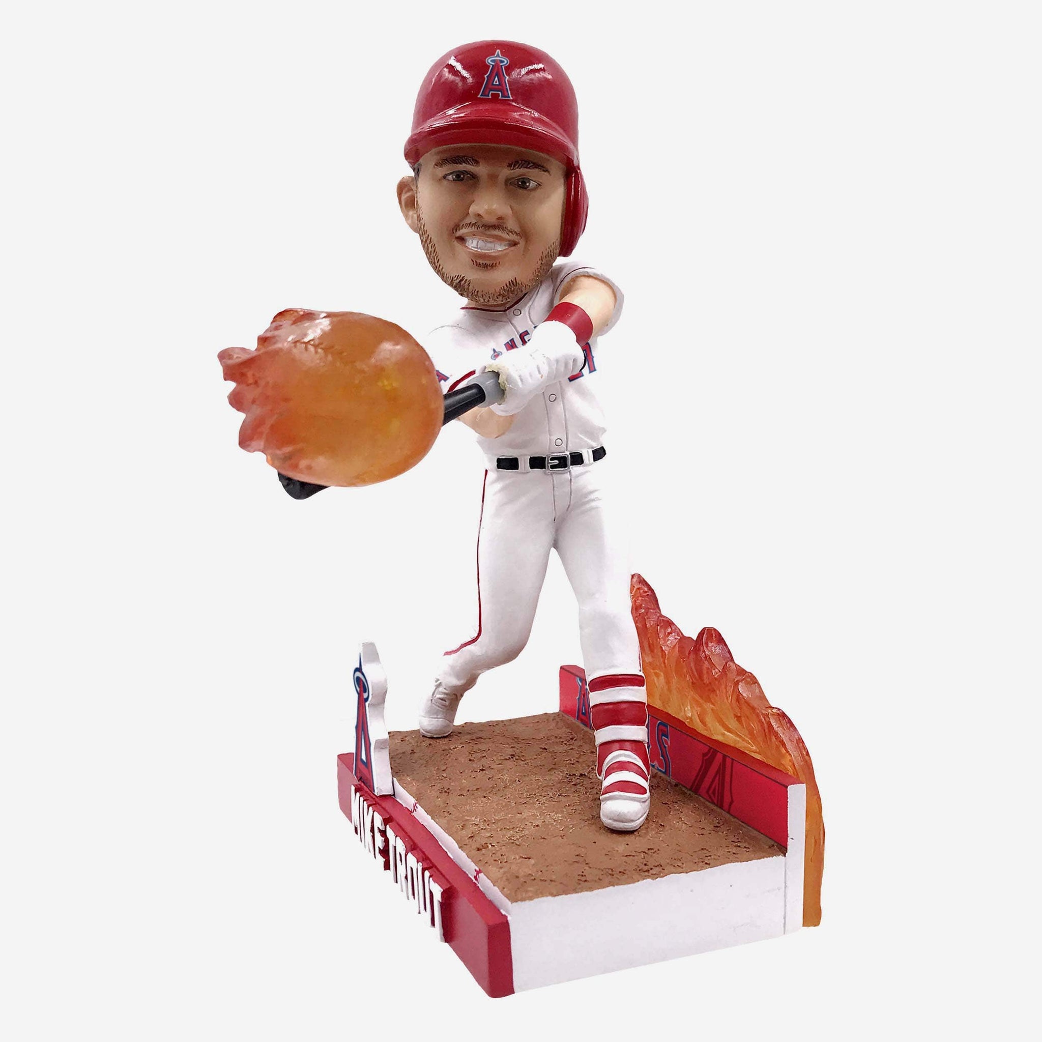 Mike Trout LA Angels Newspaper Base Bobble FOCO Bobblehead — BobblesGalore