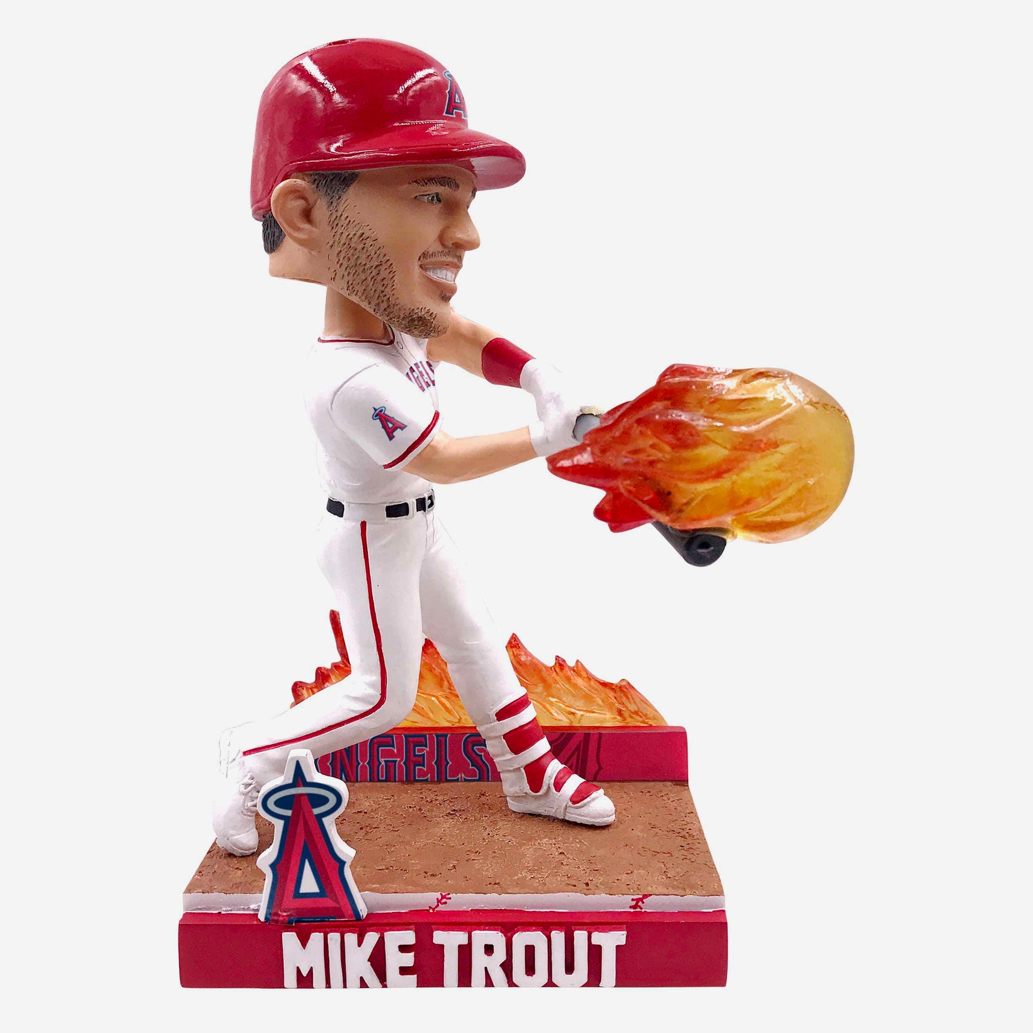  Mike Trout Los Angeles Angels MLB Kids 4-7 White Home