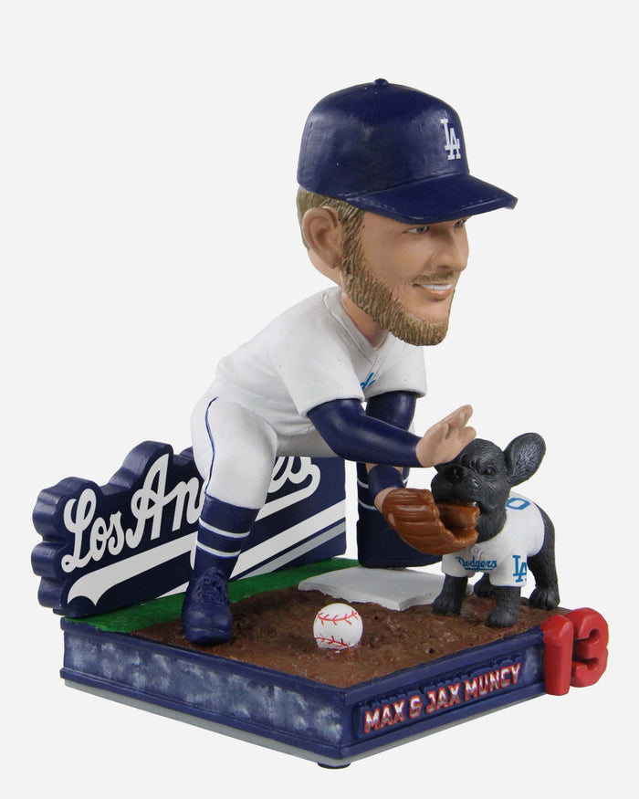 Max Muncy Los Angeles Dodgers Jax Dog Bobblehead FOCO - FOCO.com