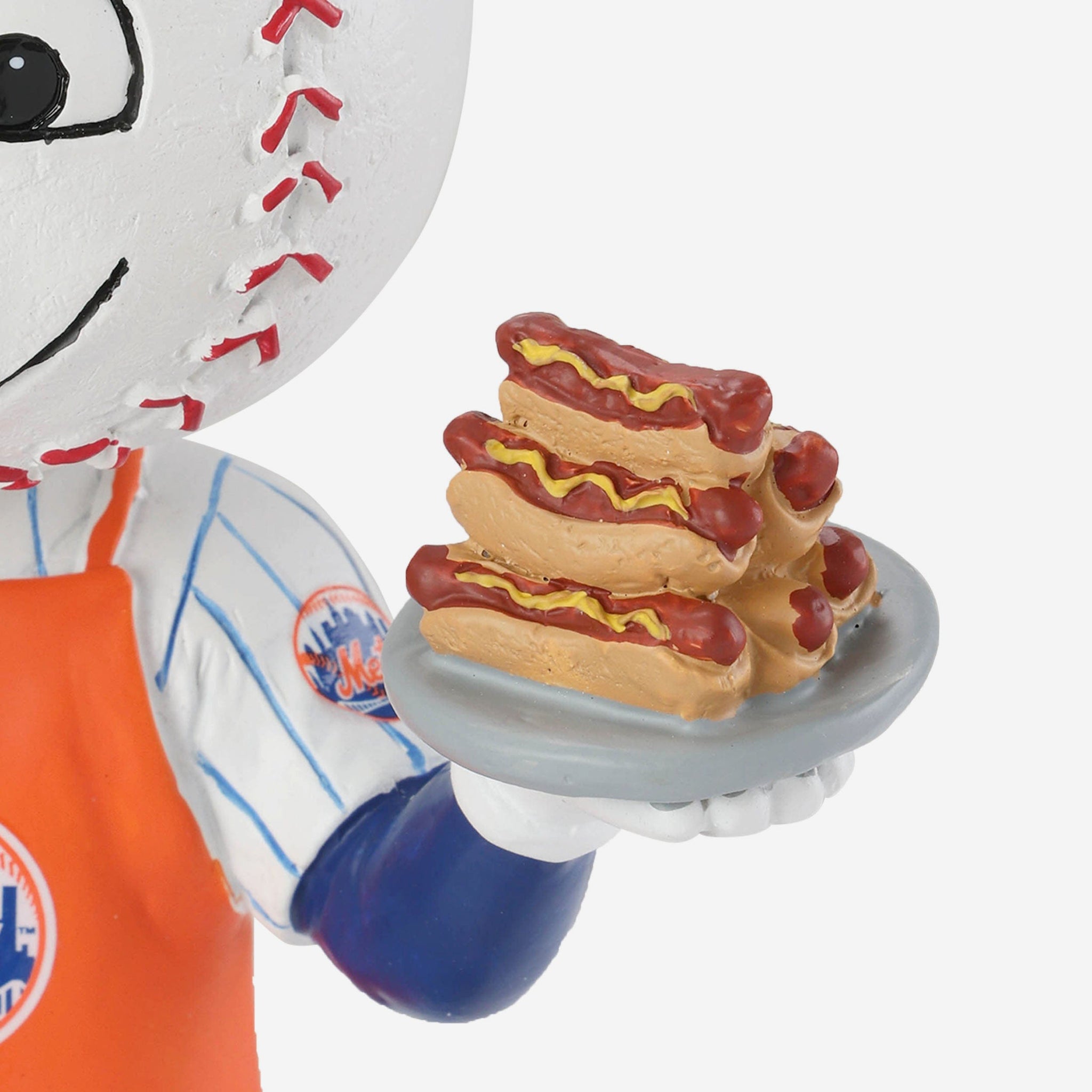 Mr Met New York Mets Mascot Action Pose Light Up Ball Bobblehead FOCO
