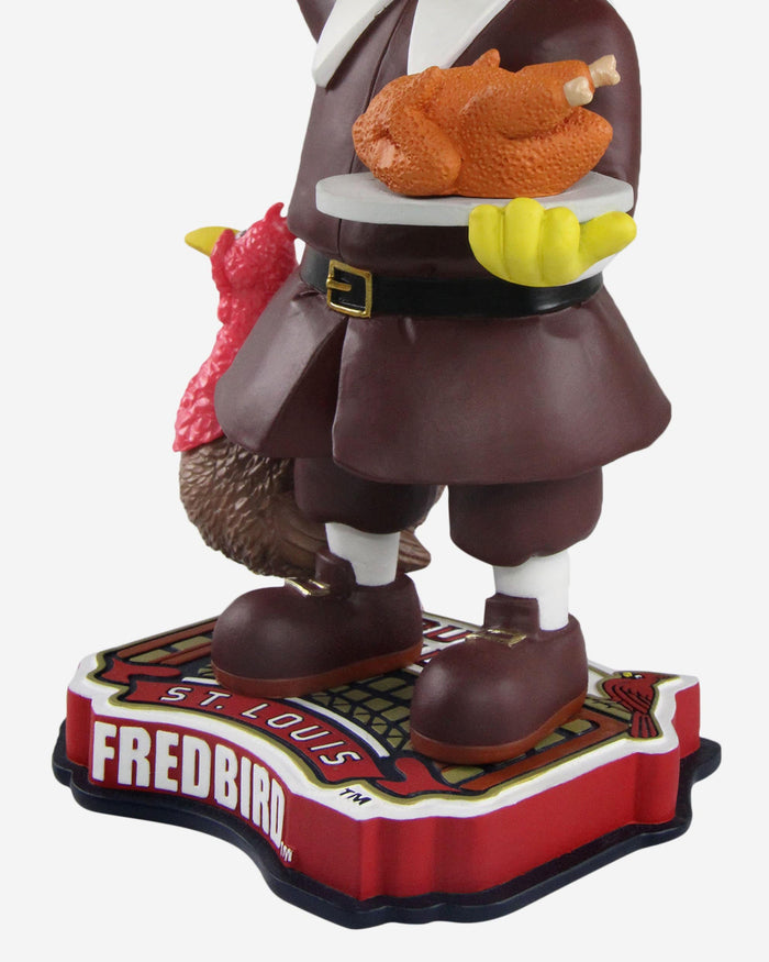 Fredbird St Louis Cardinals Original Thanksgiving Mascot Bobblehead FOCO - FOCO.com