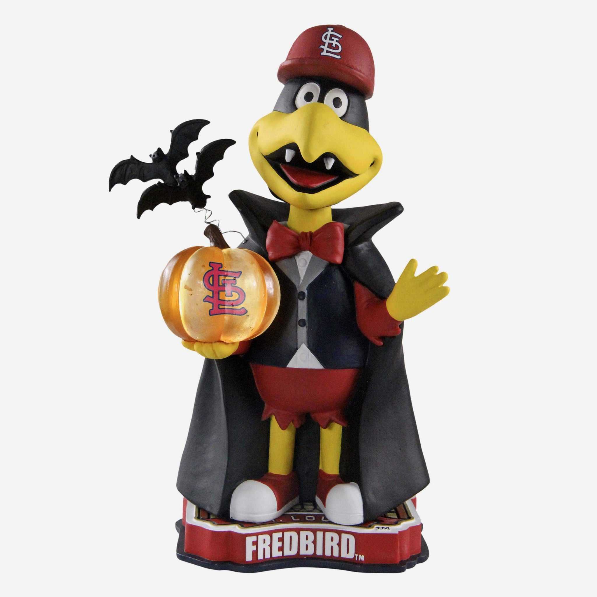 Fredbird St Louis Cardinals White Jersey 3 Ft Mascot Bobblehead FOCO