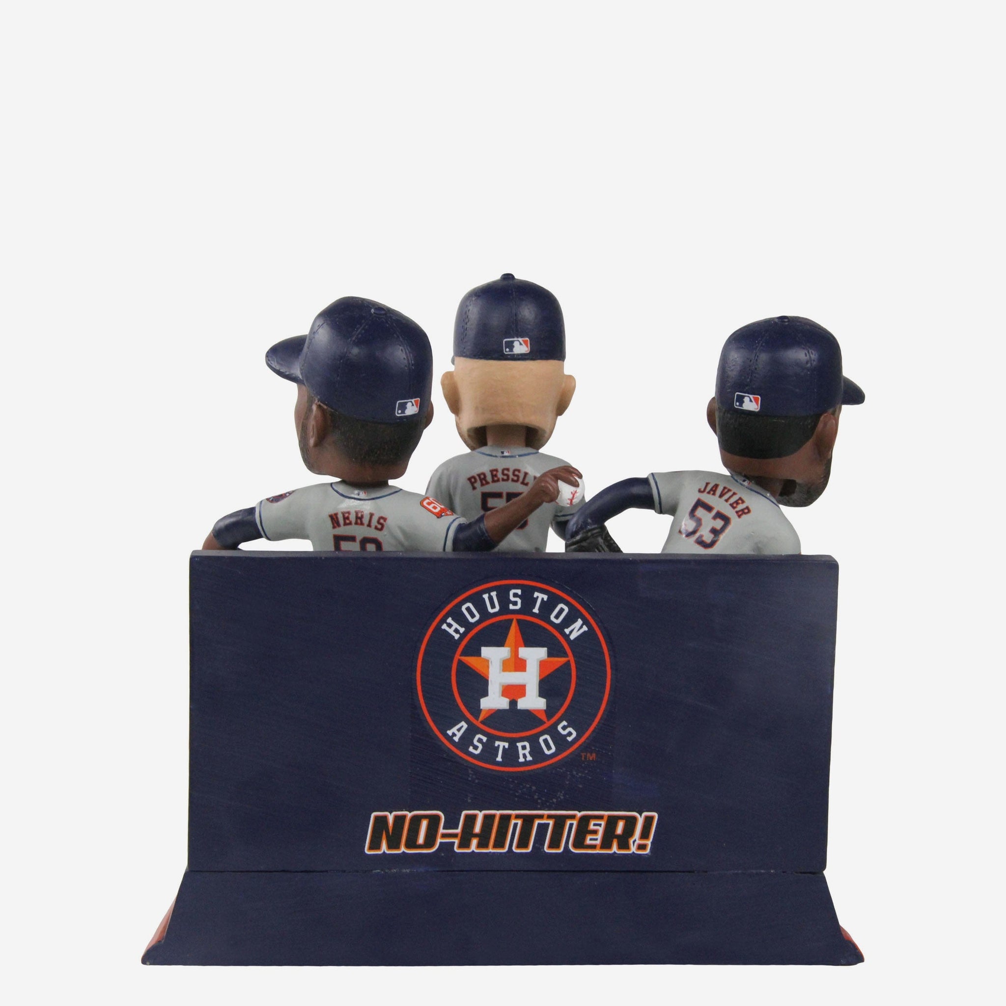 Houston Astros 2022 World Series Combined No Hitter Mini Bobblehead Sc FOCO