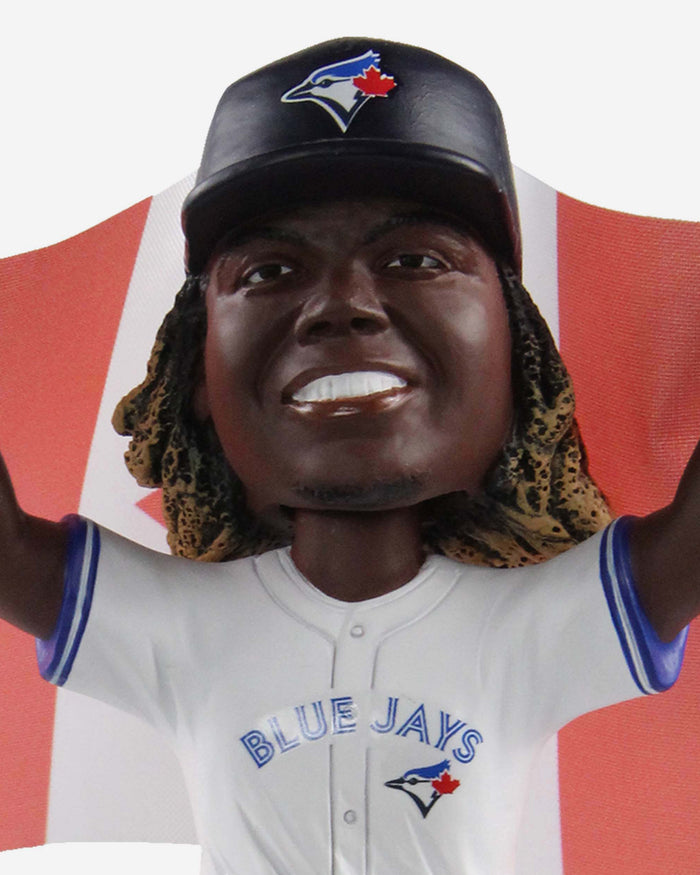 Vladimir Guerrero Jr Toronto Blue Jays National Flag Bobblehead FOCO - FOCO.com