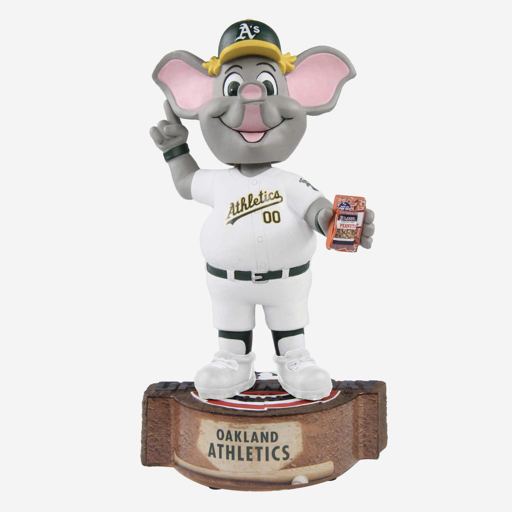 Stomper Oakland Athletics Opening Day Mascot Bobblehead FOCO - FOCO.com