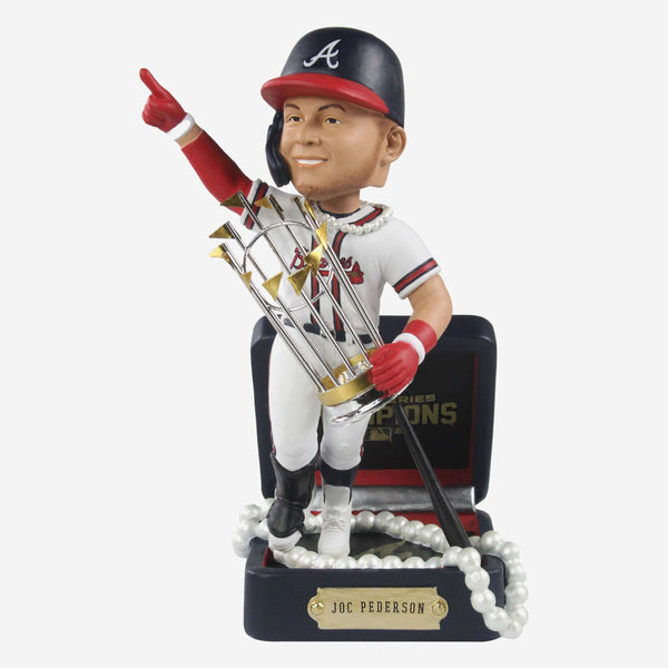 Joc Pederson Atlanta Braves Pearl Necklace Bobblehead FOCO