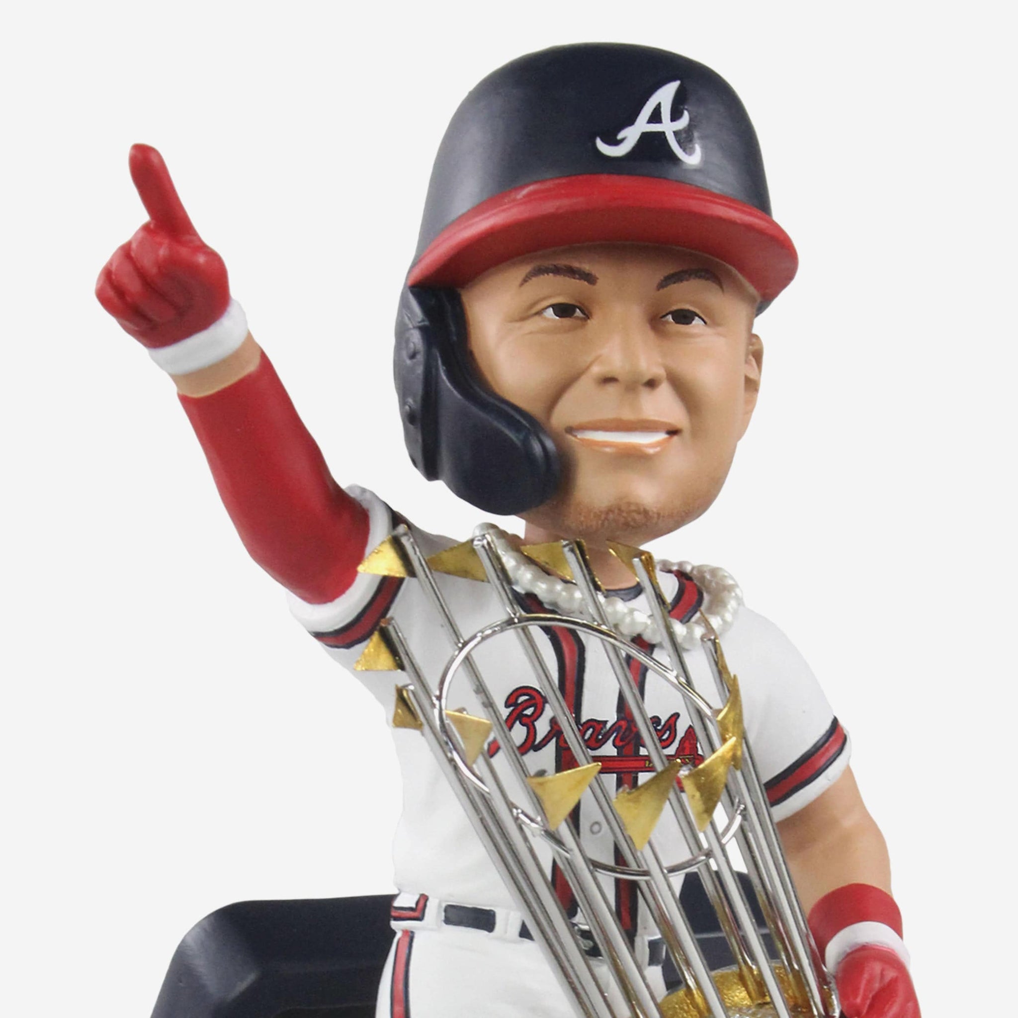 Joc Pederson Atlanta Braves Pearl Necklace Bobblehead FOCO