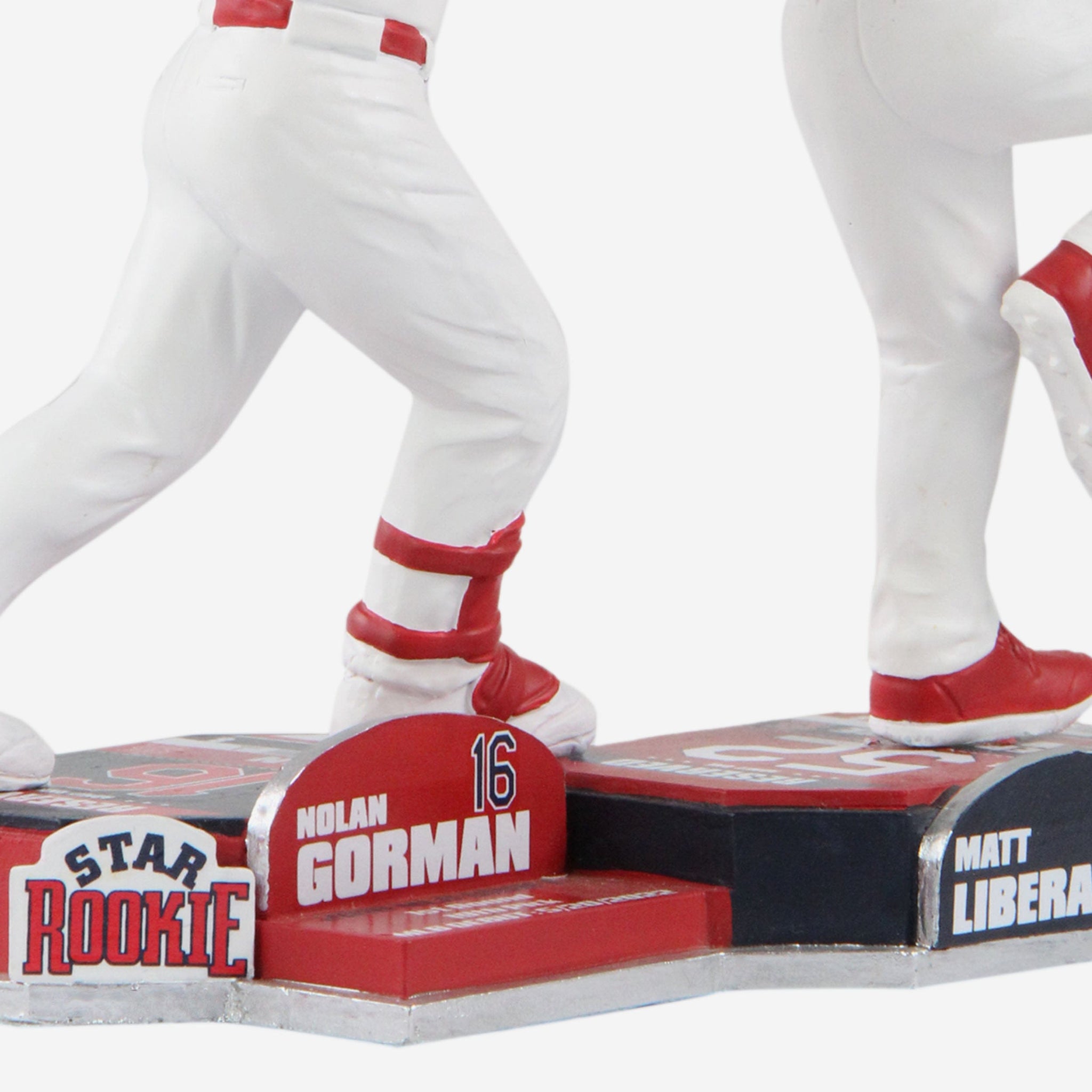 Nolan Gorman & Matthew Liberatore St Louis Cardinals Star Rookie Bobblemate Dual Bobblehead Officially Licensed by MLB