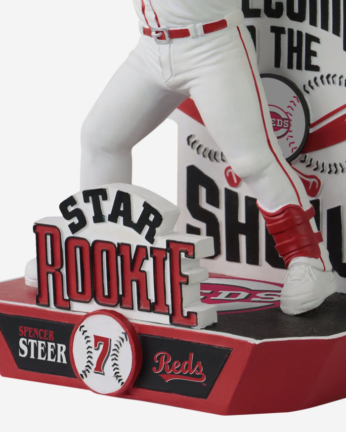 Spencer Steer Cincinnati Reds Star Rookie Bobblehead FOCO - FOCO.com