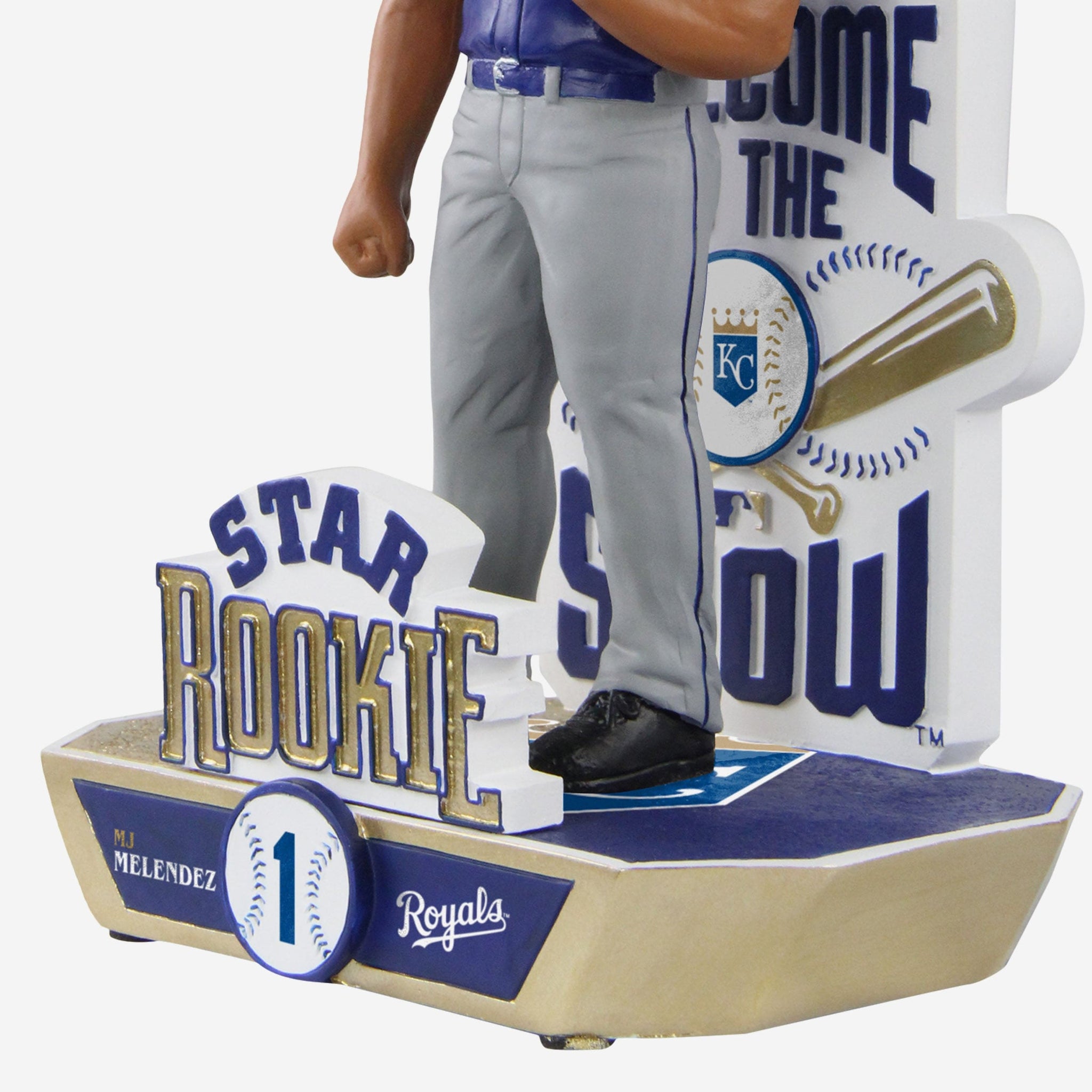 Mj Melendez Kansas City Royals 2023 City Connect Bobblehead Officially Licensed by MLB