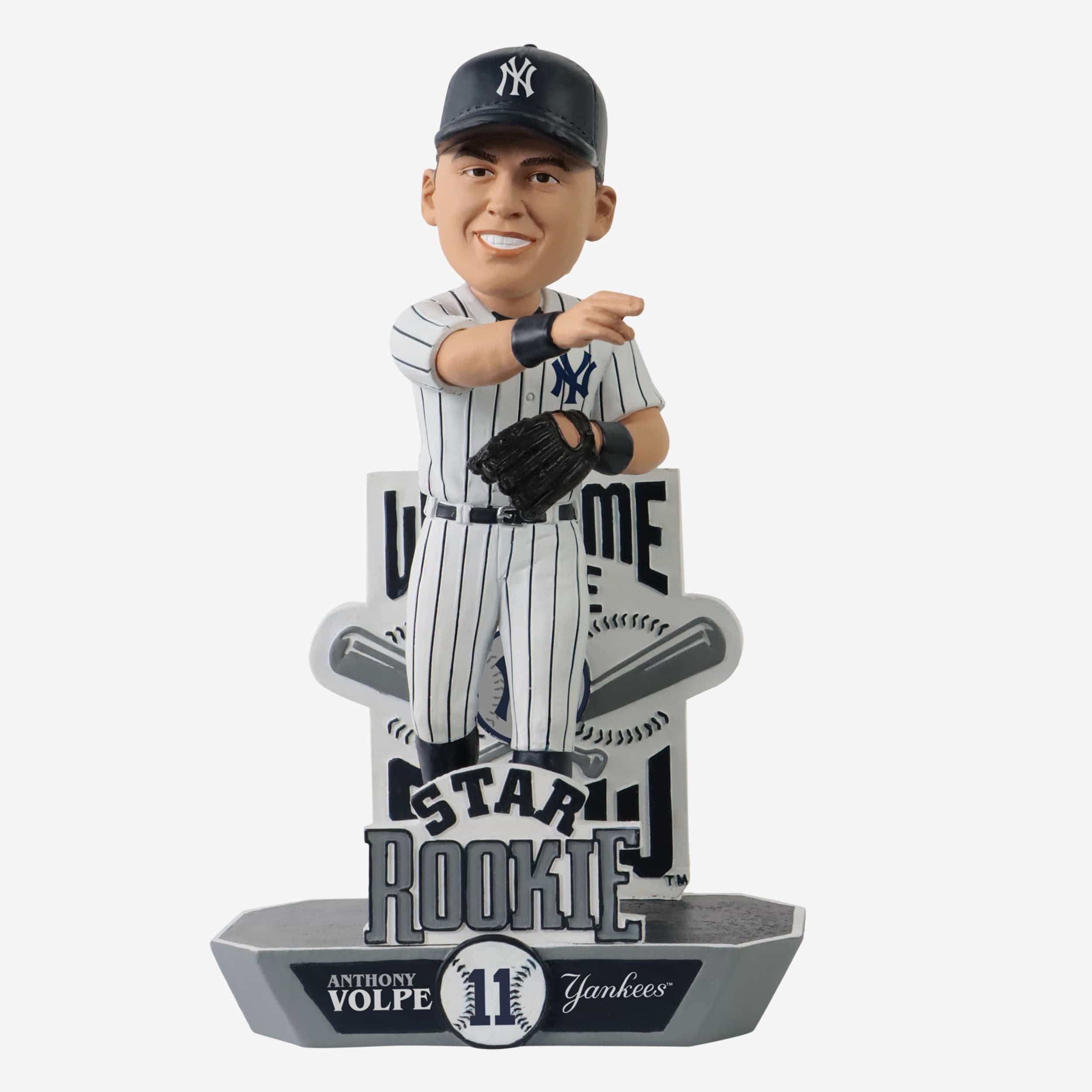 FOCO New York Yankees 27-Time World Series Champions Vintage Bobblehead MLB