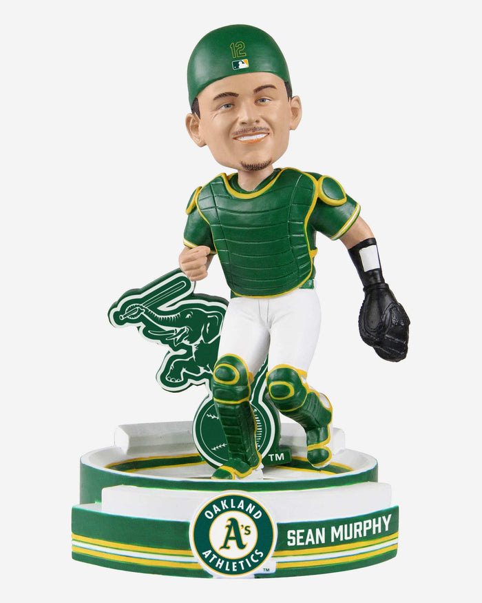 Sean Murphy Oakland Athletics Retro Jersey Bobblehead Officially Licensed by MLB