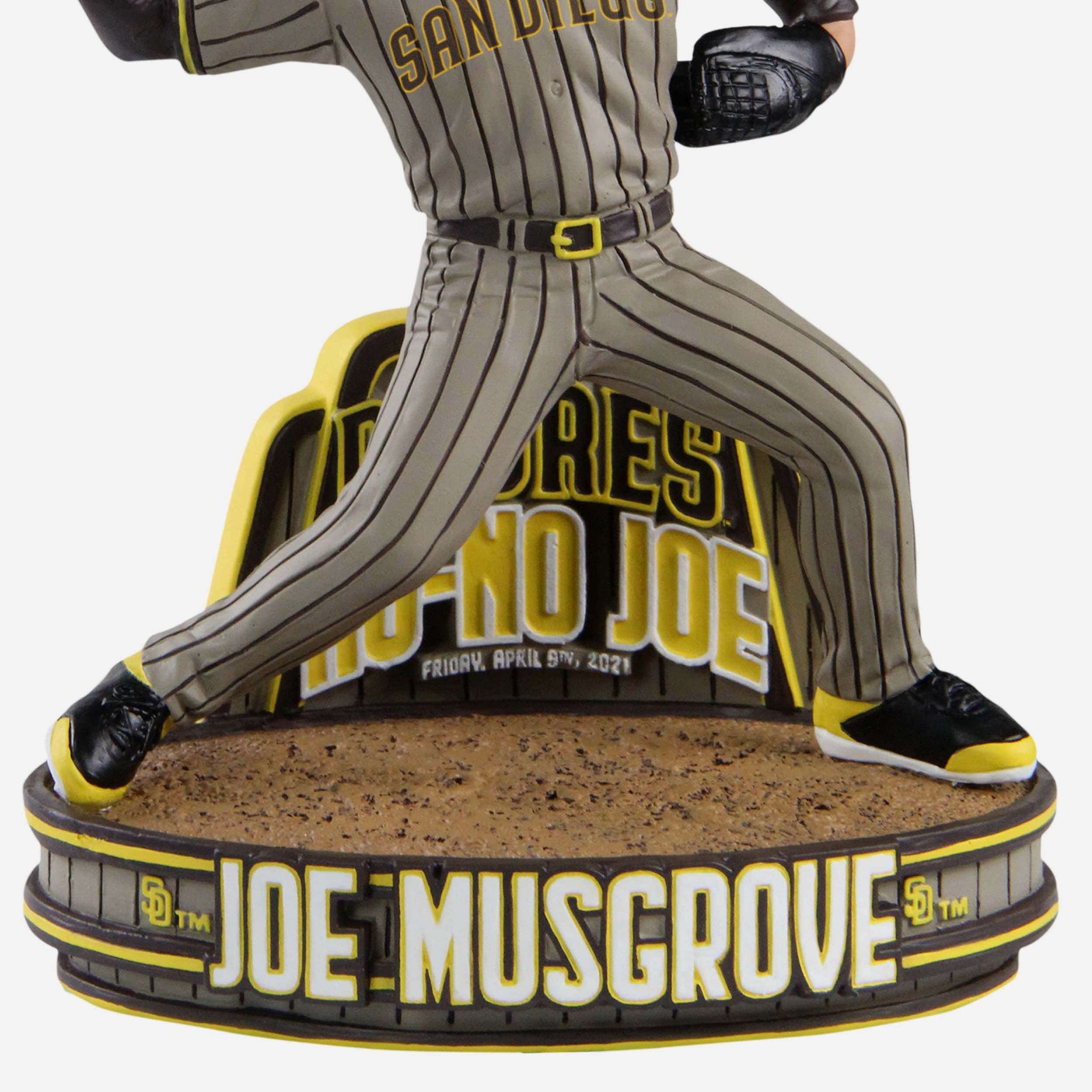 Men's Joe Musgrove San Diego Padres Authentic White /Brown Home Jersey