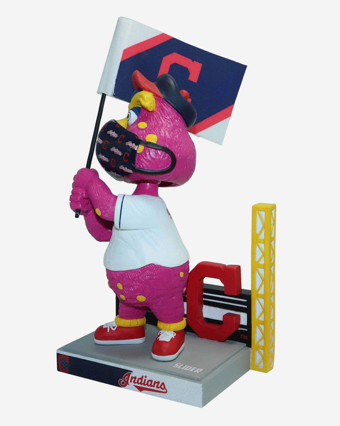 Cleveland Guardians Slider Mascot signed MLB Baseball 8x10 photo B