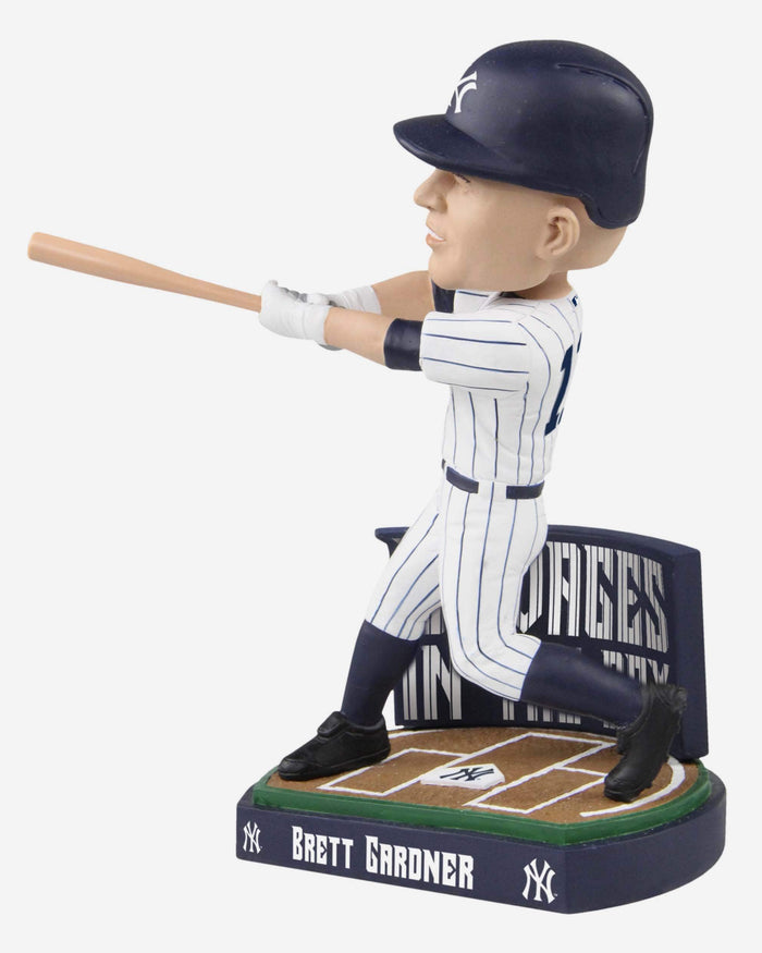 Brett Gardner New York Yankees Savages In The Box Bobblehead FOCO - FOCO.com