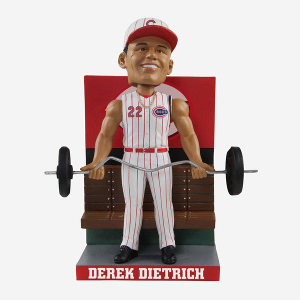 Derek Dietrich Cincinnati Reds Sleeveless Jersey Bobblehead FOCO
