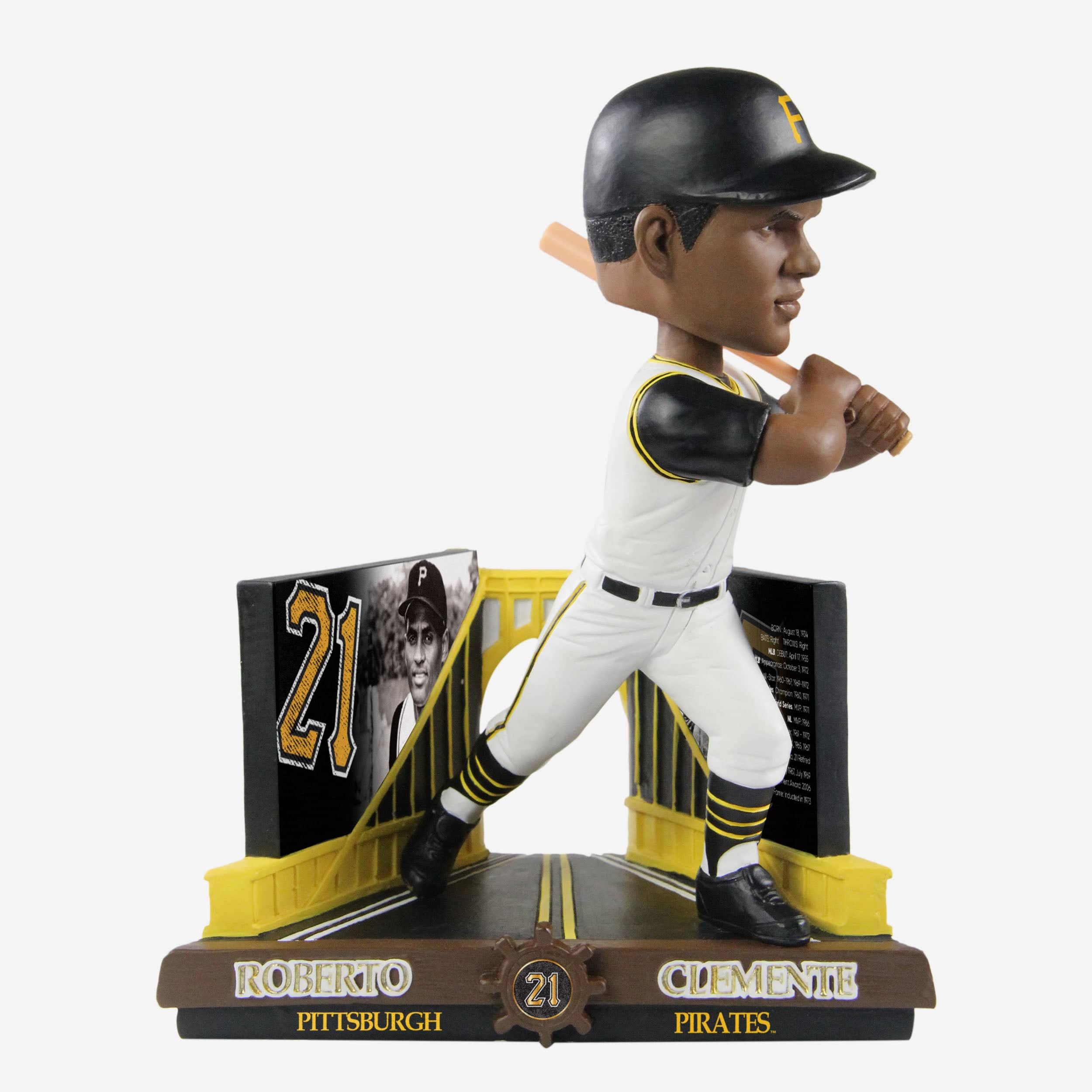 FOCO Releases Bobbleheads, Embroidered Bear For Roberto Clemente Day