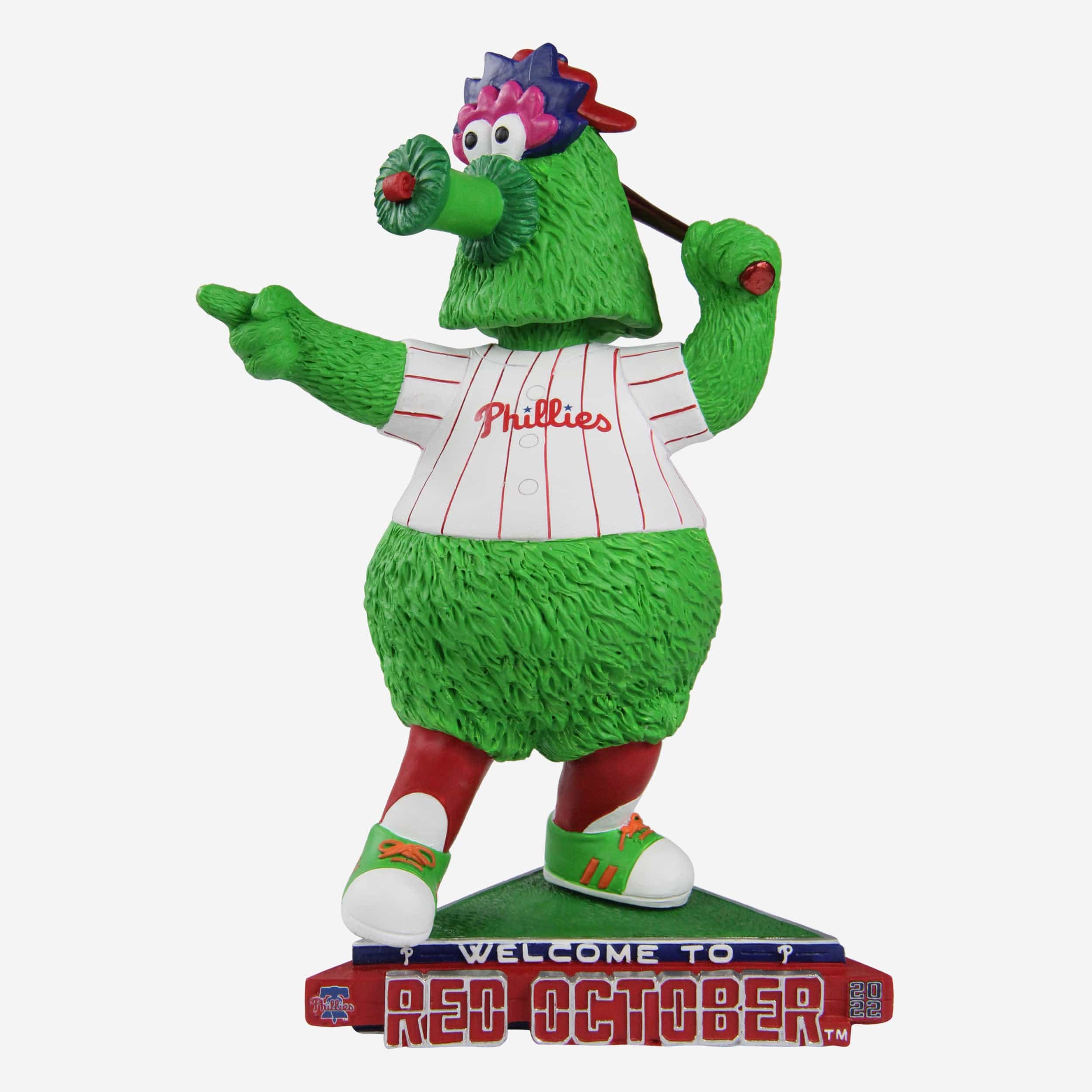 Philadelphia Phillies Let's Eat Red October Mascot MLB Poster