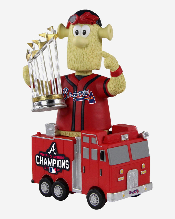 Blooper Atlanta Braves Fire Truck World Series Celebration Bobblehead FOCO - FOCO.com