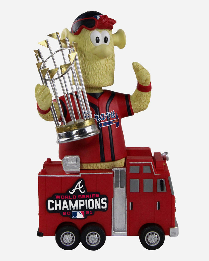 Blooper Atlanta Braves Fire Truck World Series Celebration Bobblehead FOCO - FOCO.com