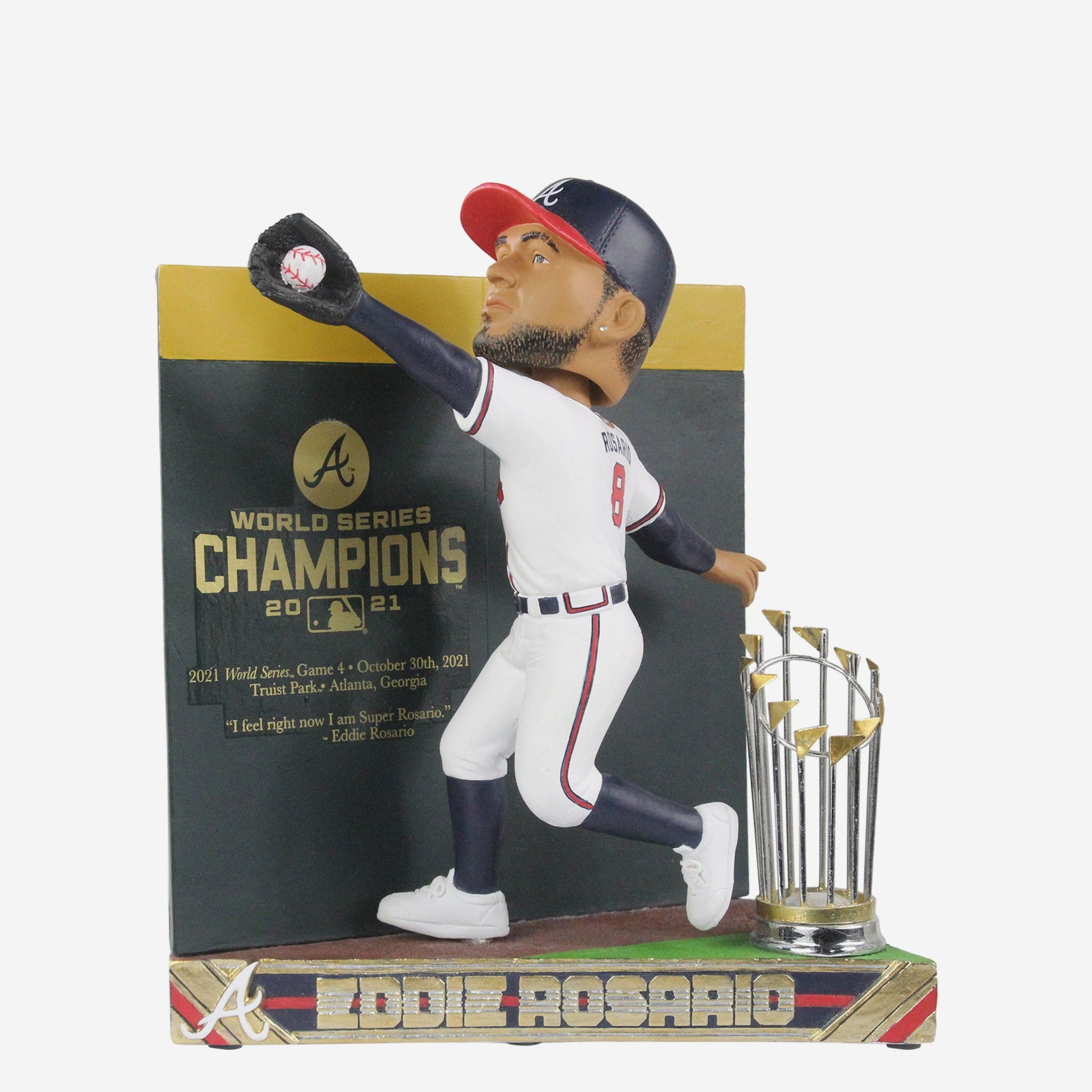 Eddie Rosario Atlanta Braves 2021 World Series Champions Bobblehead MLB at  's Sports Collectibles Store