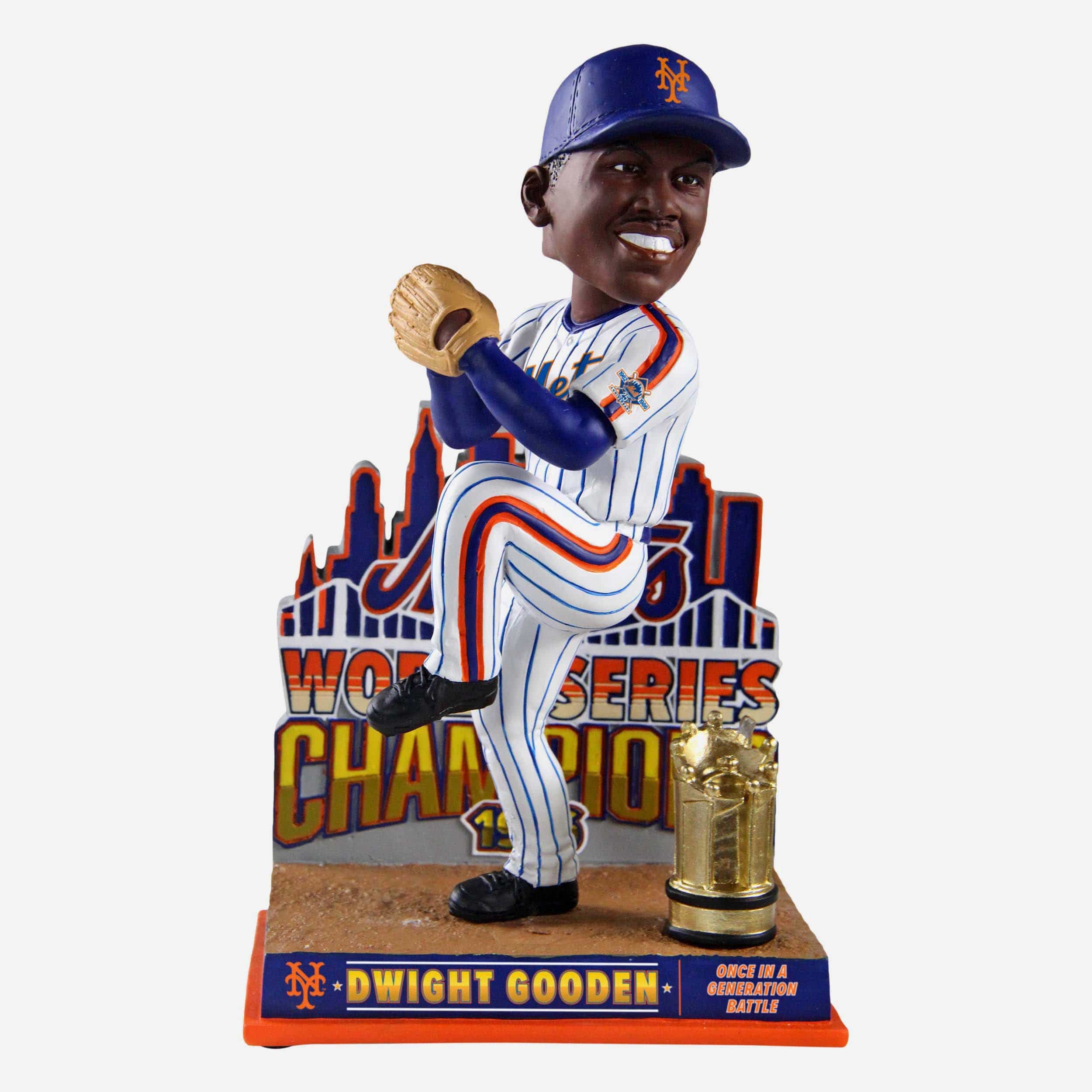 Tom Seaver & Dwight Gooden New York Mets 1969 & 1986 World Series Cham FOCO