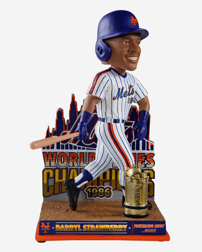 Darryl Strawberry New York Mets 1986 World Series Champions Bobblehead FOCO