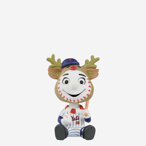 Mr Met New York Mets Christmas Mascot Bobble Bro Mini Bobblehead FOCO