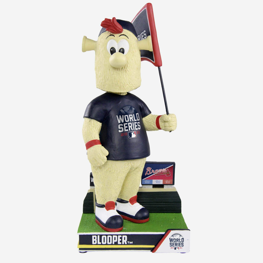 Blooper Atlanta Braves 2021 World Series Pennant Mascot Bobblehead FOCO - FOCO.com