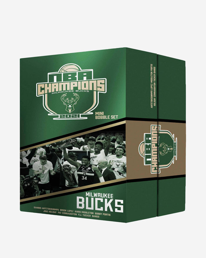 FOCO releases Milwaukee Bucks 2021 NBA Finals Champ bobbleheads