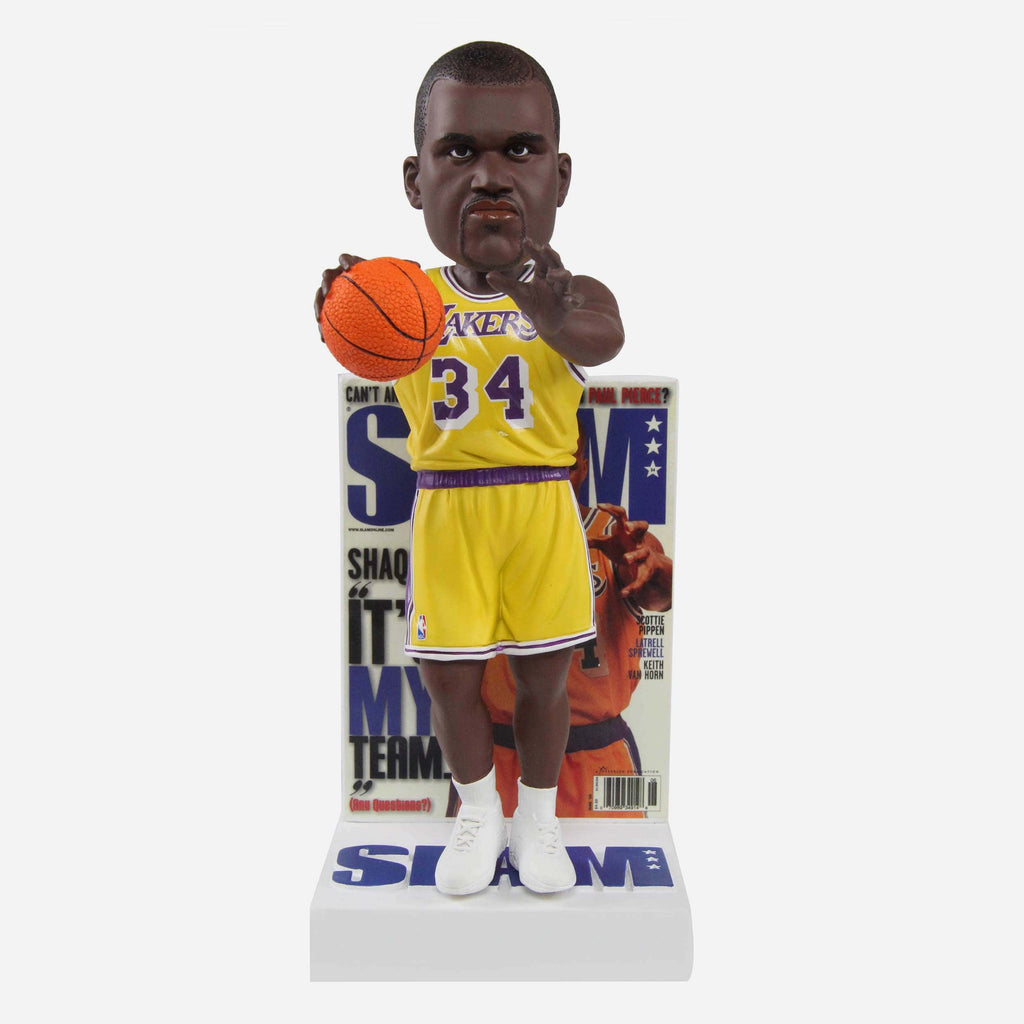 Shaquille O'Neal Los Angeles Lakers Slam Magazine Cover Bobblehead FOCO - FOCO.com