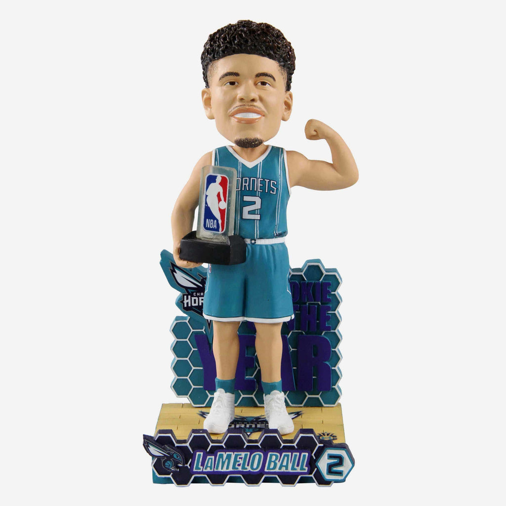 LaMelo Ball Charlotte Hornets Rookie Of The Year Bobblehead FOCO - FOCO.com