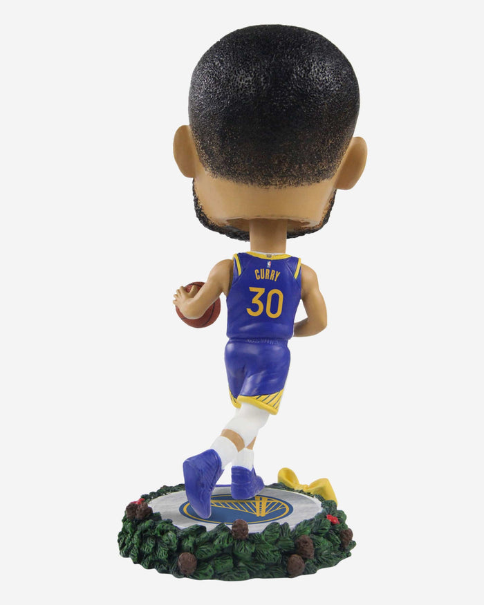 Steph Curry Golden State Warriors Holiday Wreath Bighead Bobblehead FOCO - FOCO.com