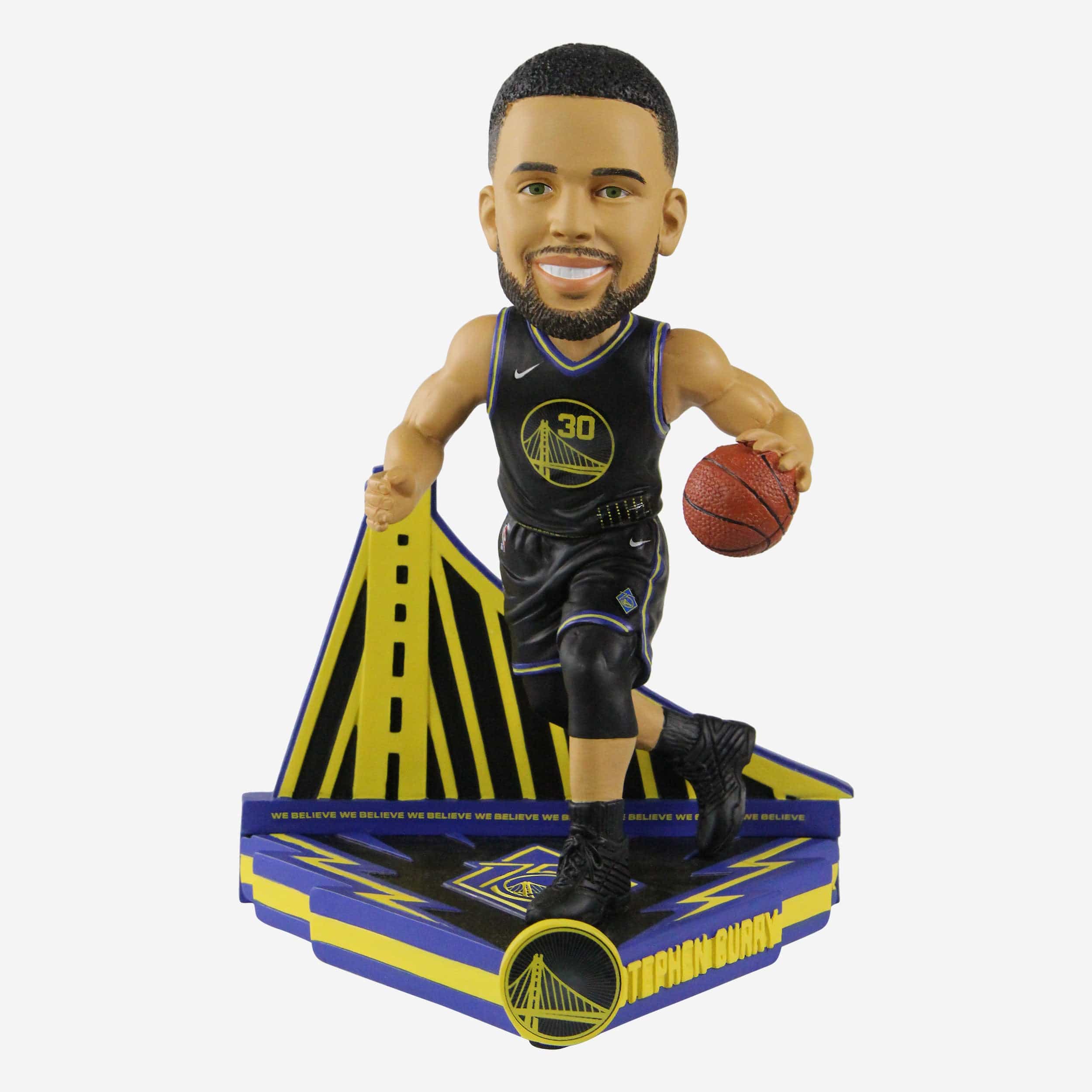 Steph Curry Golden State Warriors 2022 City Jersey Bobblehead FOCO