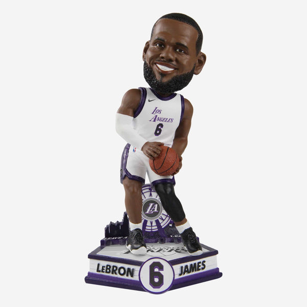 LeBron on sale James Los Angeles Lakers 2022 City Jersey Bobblehead FOCO NEW ORIG BOX