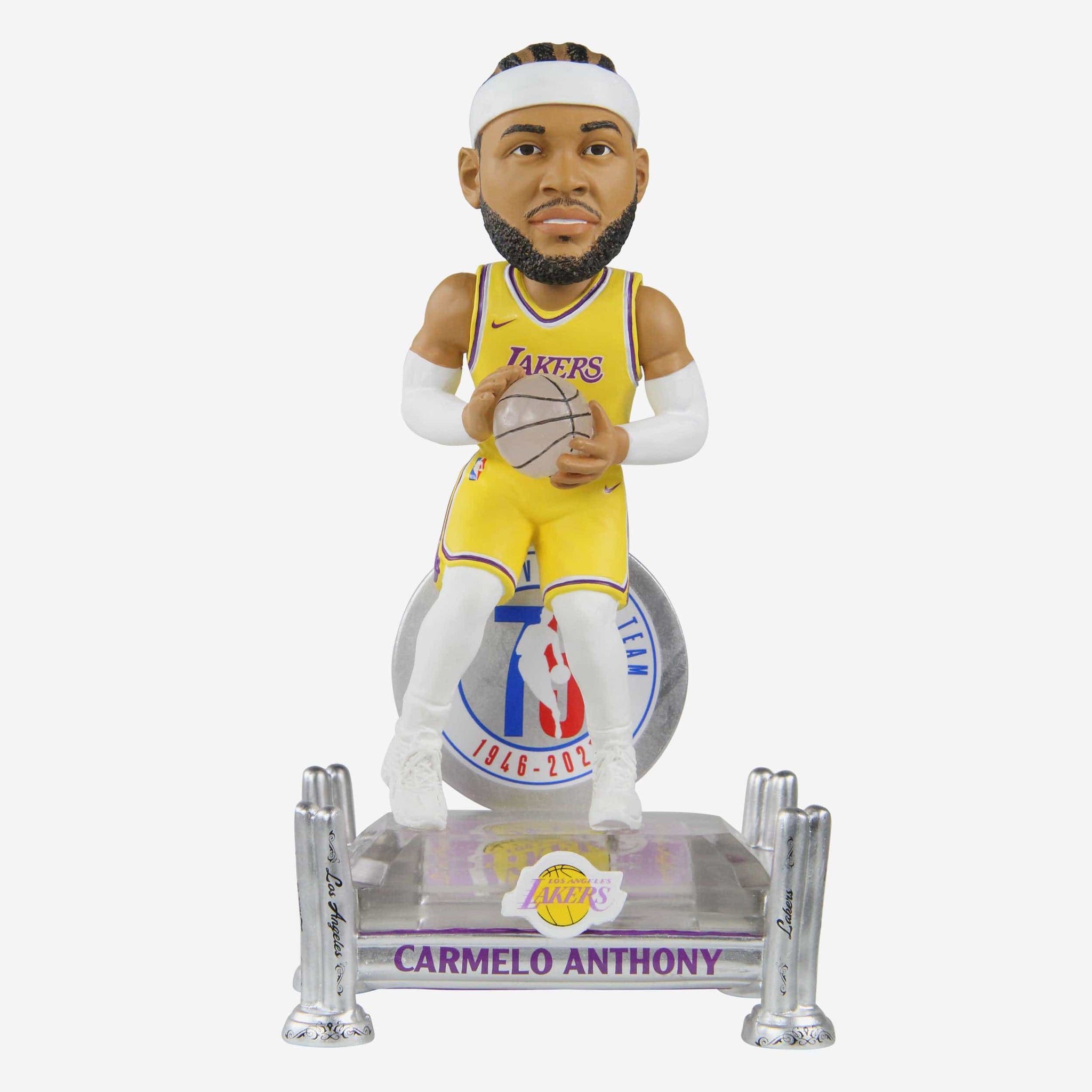 NBA 75th Anniversary Carmelo Anthony Lakers Jersey XL