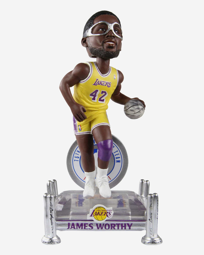 James Worthy Los Angeles Lakers 75th Anniversary Bobblehead FOCO