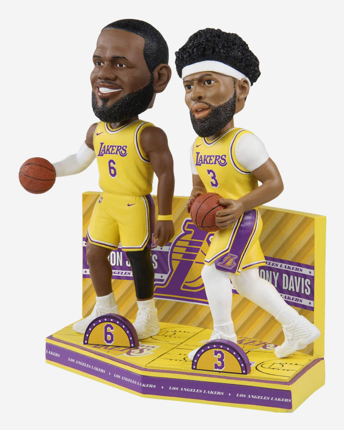 LeBron James Los Angeles Lakers Framed Jersey Showcase Bobblehead NBA at  's Sports Collectibles Store